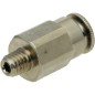 Śrubunek wtykowy prosty 6 mm