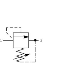 Zawór ograniczający ciśnienie CP210-1A06AC3/8 BSP