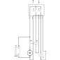 Sterownik elektryczny DC kpl. 4 m