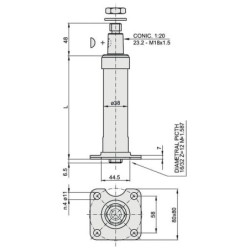 Kolumna kierownicza CSF0110150C