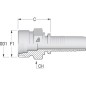 Końcówka węża CES-NS metryczna, DN25 30S M42x2