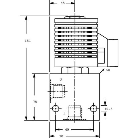 "Zawór elektromagnetyczny 2/2 3B0-NC-24VDC 1"""