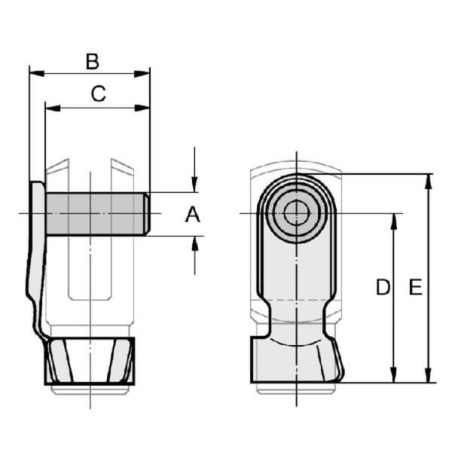 Sworzeń zaciskowy 6 mm