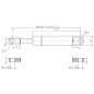 Sprężyna gazowa L225 mm 75N Stabilus