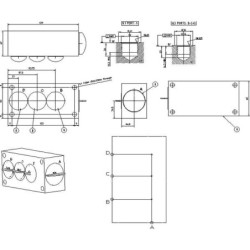 KRVB003 "Blok zwrotny 3 x 3/4"" 1 x 1"""