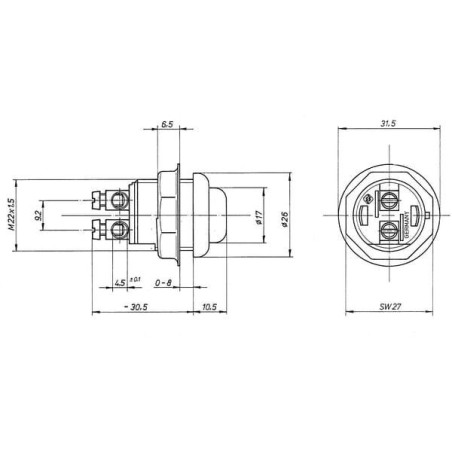 Przełącznik 12.5A 24V