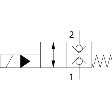 Wkład zaworu 2/2 NC 70 l/min