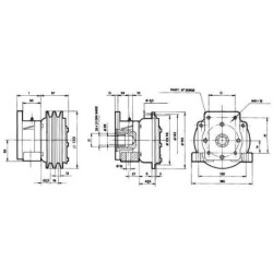 Sprzęgło elektromagnetyczne 12 V, rozm. 1 + 2