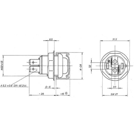 Przełącznik 12.5A-24V (1 szt.)