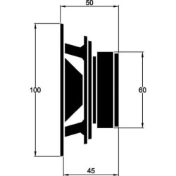 Zestaw głośników, 100 mm