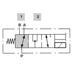 Zawór elektromagnetyczny 3/2 12 V DC