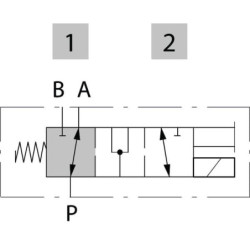 Zawór elektromagnetyczny 3/2 12 V DC