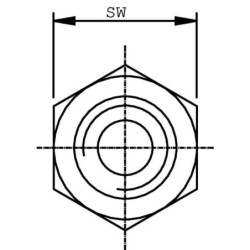 Złączka dwuwkrętna 1/2 NPT