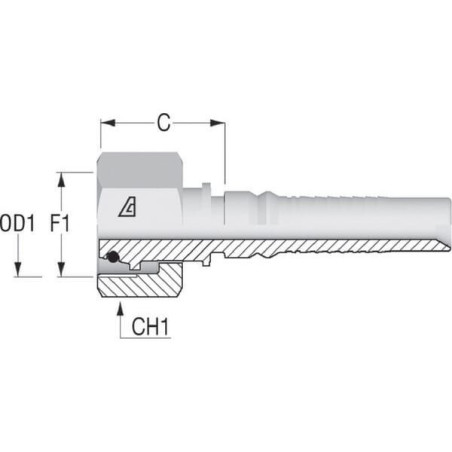 Końcówka 4SH-DN16-20S-M30x2,0