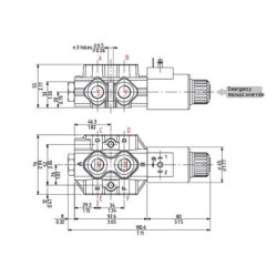 Zawór elektromagnetyczny 6/2 12 V DC