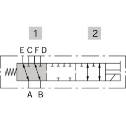 Zawór elektromagnetyczny 6/2 12 V DC