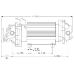 Pompa membranowa 12V 26,5 l/m