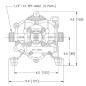 Pompa membranowa 12V 26,5 l/m