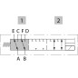 Zawór 6/2-grożny DFE140/6 12V DC