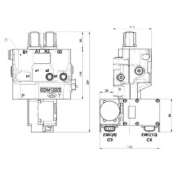 Zestaw zaworów sterujących LS, 12V DC