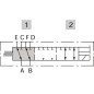 Zawór 6/2-drozny B-G-08-1