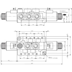 Zawór 8/3-drożny 12V DC DFE-052-8B-G06-1