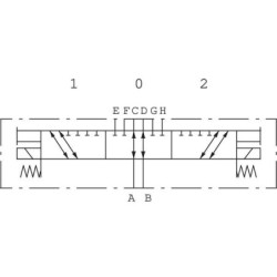 Zawór 8/3-drożny 12V DC DFE-052-8B-G06-1