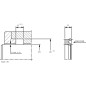 Uszczelniacz tłoczyska SA/UN 12x19x4.5mm Kramp
