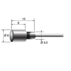 Rdzeń linki sterującej 1.8 mm - 225 cm