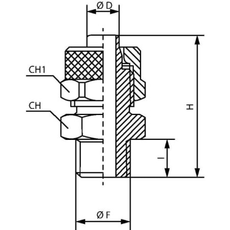 "Złącze proste skręcane 6 mm cylindryczny gwint zew. 3/8"" + o-ring Kramp"