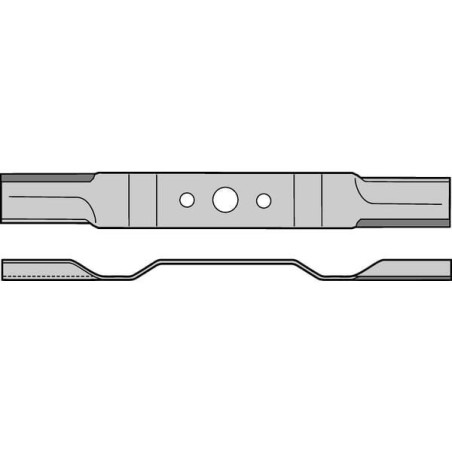 Nóż, L=525 mm otwór okrągły Ø 25 pasujący do Iseki/Kubota Kramp