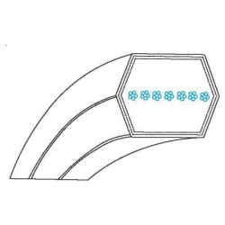 Pasek sześciokątny AA125