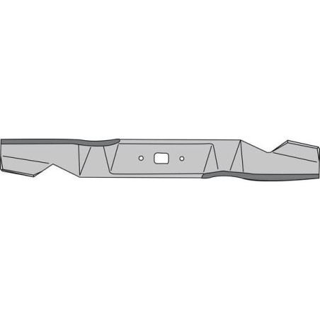Nóż, L=532 mm square hole: Ø 15.8 pasujący do MTD Kramp