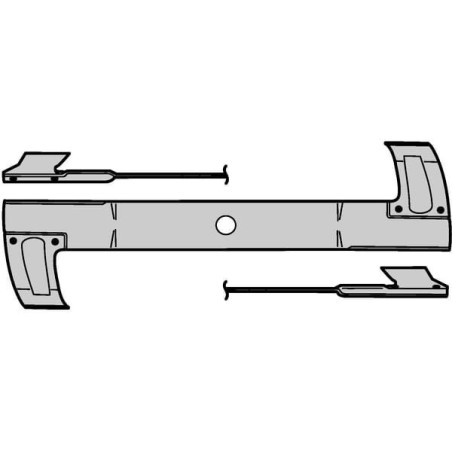 Nóż, L=395 mm otwór okrągły Ø 20 Kramp
