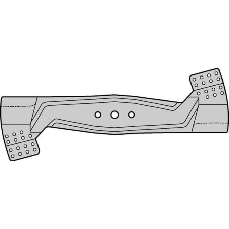 "Nóż, L=550 mm/22"" otwór okrągły Ø 16 pasujący do Harry"