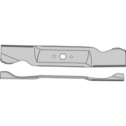 Nóż, L=412 mm triangular hole: Ø 15.8 pasujący do MTD Kramp