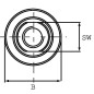 "Zawór dławiący baryłkowy FBMB S-04-D 1/4"" BSP"