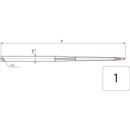 Ząb ładowacza, prosty, profil gwiazda 45x1000 mm końcówka szpiczasta z otworem Ø 17 na kołek sprężysty czarny FST