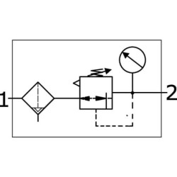 Regulator ciśnienia filtra G 1