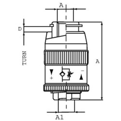 "Zawór dławiąco-zwrotny FPUM S-12-D-3/4"""