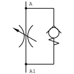 "Zawór dławiąco-zwrotny FPUM S-12-D-3/4"""