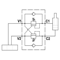 "Zawór wyrównawczy 3/8"" flangab"