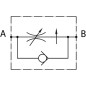 2-drog. zawór regulacji przepływu 1/2