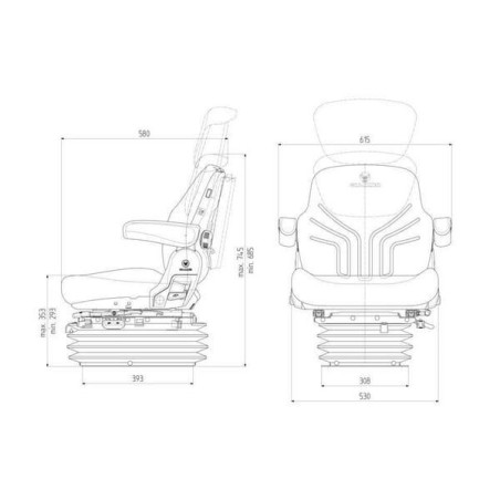 Siedzenie Maximo Comfort, z PCW