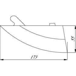 Ostrze redlicy siewnika do buraków oryg.