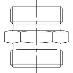 Złącze proste M14x1.5 8L