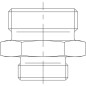 Złącze proste redukcyjne M22x1.5 15L - M16x1.5 10L