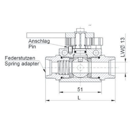 Ogranicznik skoku 1/4 BSP A