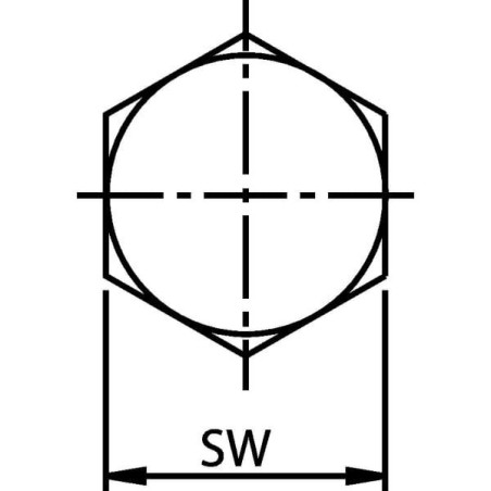 Śruba przelewu podwójna M12x1,5