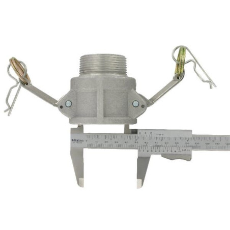 "Gniazdo Camlock typ D aluminium, gwint wew. 1-1/4"""